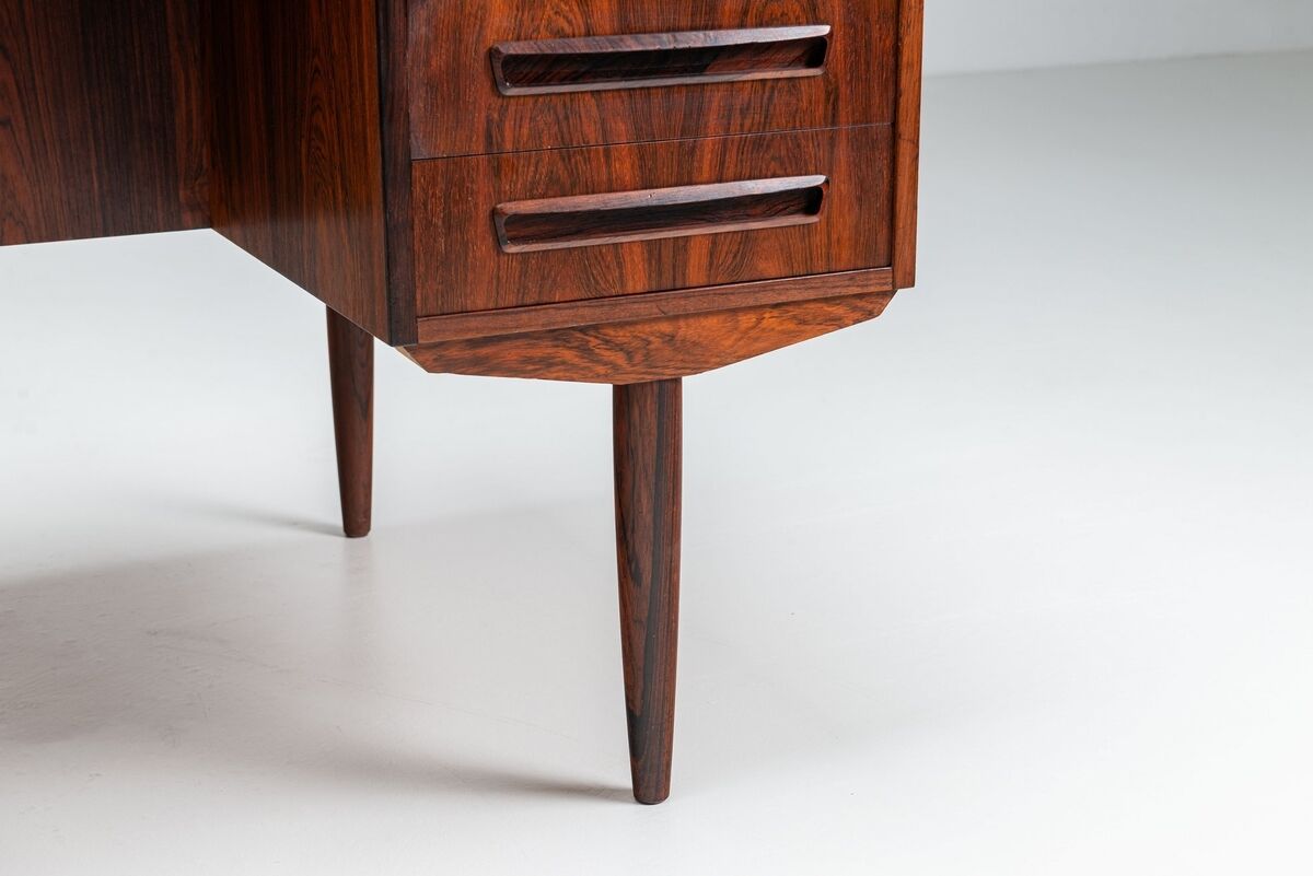 J. Svendstrup writing desk in rosewood A.P. Mobler Denmark 1960