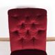 Red padded toad chair