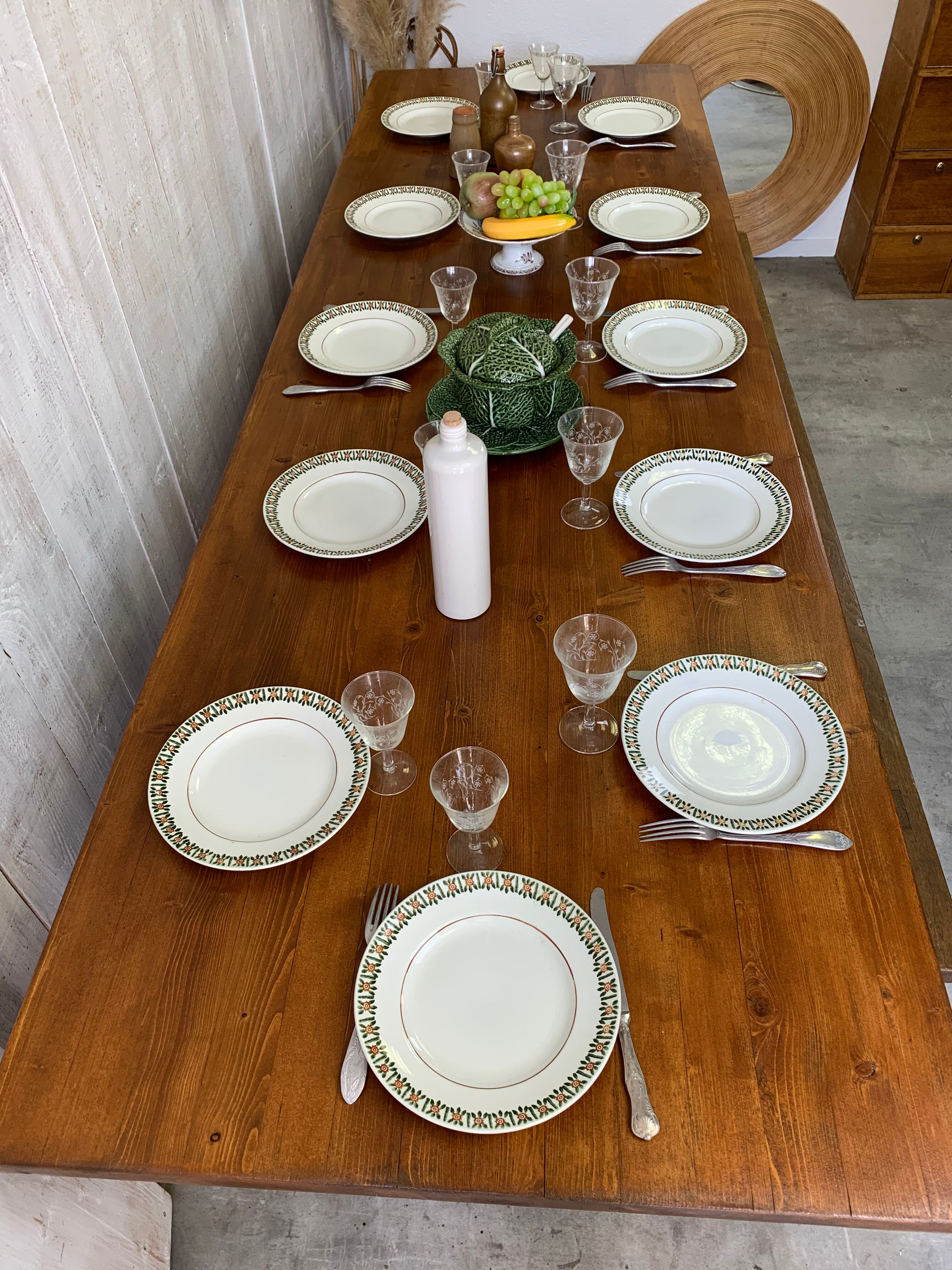 Farmhouse table 270x85cm