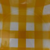 Set of 4 Digoin Sarreguemines Scottish yellow soup plates