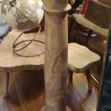 Old pink marble presentation column