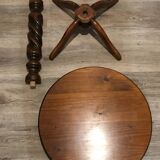 Wooden serving trolley