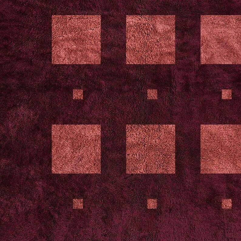 Traditional handmade pure wool rug, size 150 x 250 cm