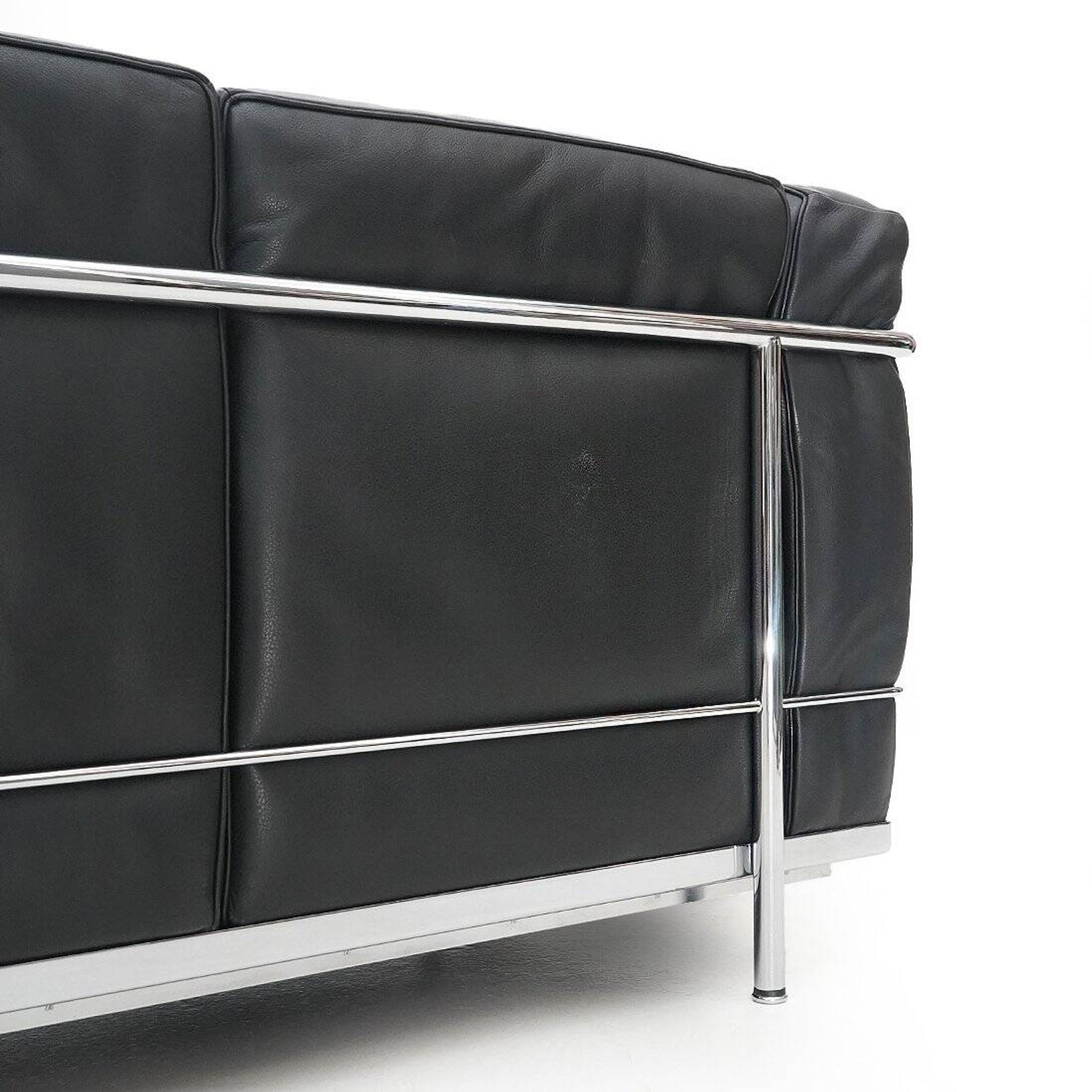 Canapé 2 places LC2 par Le Corbusier pour Cassina, années 1970