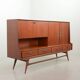 Louis van Teeffelen Vintage Design Teak Wooden High Sideboard for Webe 60s