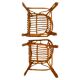 Mid Century Modern Bamboo Chairs and Table Set, Italy 1960s