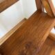 Chaise escabeau en bois