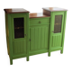 Art Deco Gin Buffet, painted in Farrow and Ball with a William Morris-inspired interior
