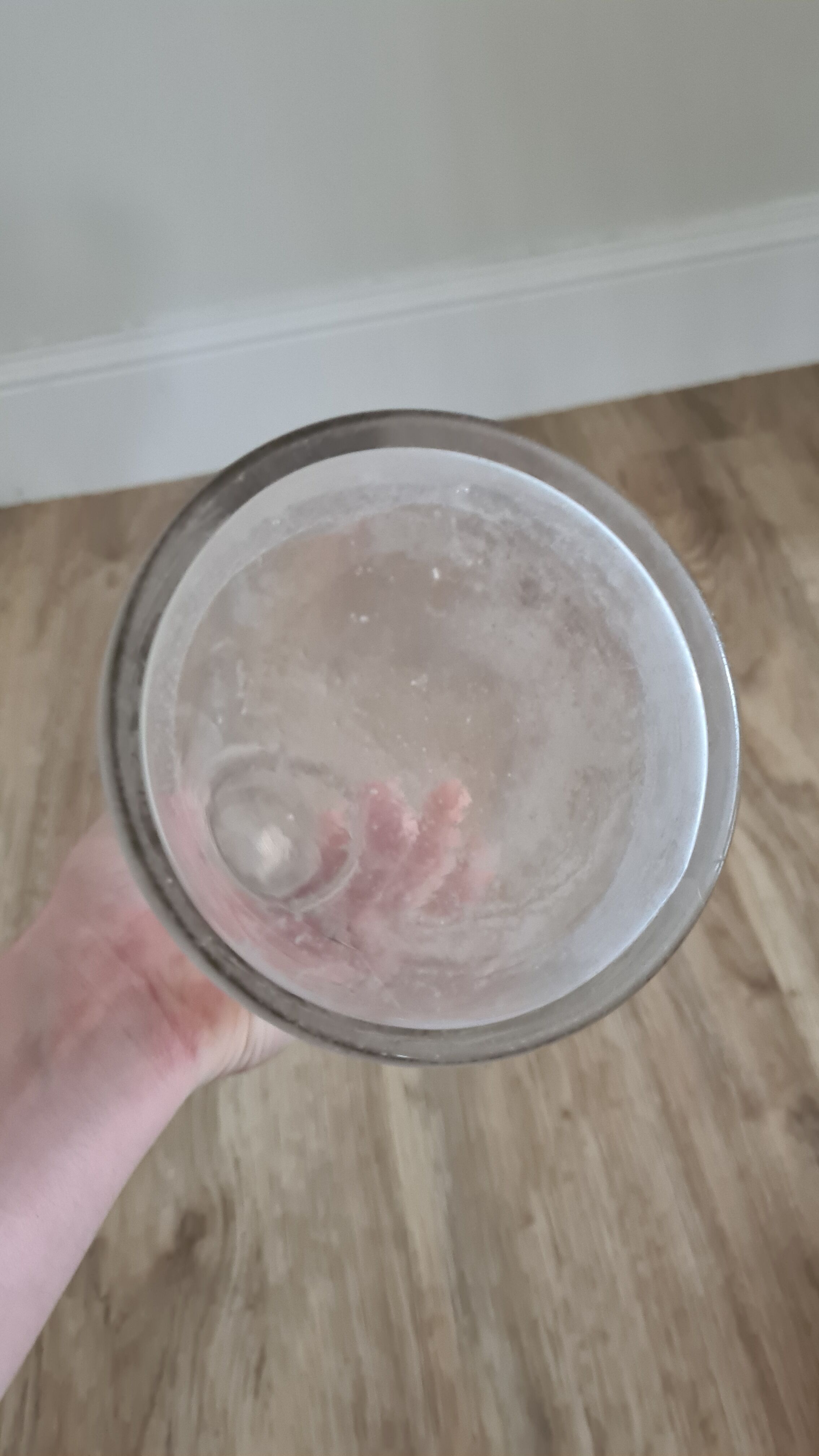 Glass decanter with character designs