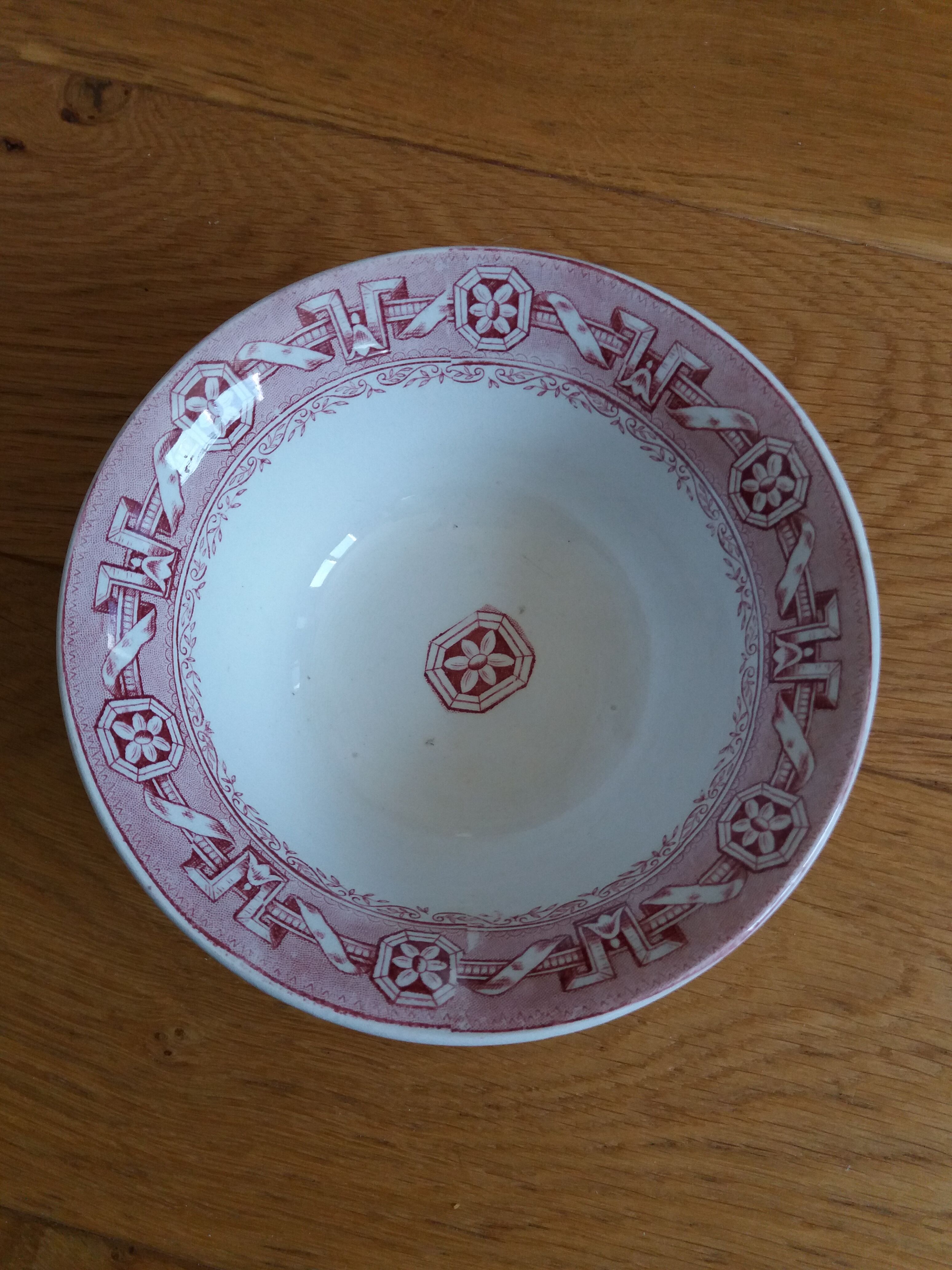 Bol coupelle Boch Frères Boston 1900