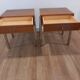 Bedside tables 2 pieces 70s Italy