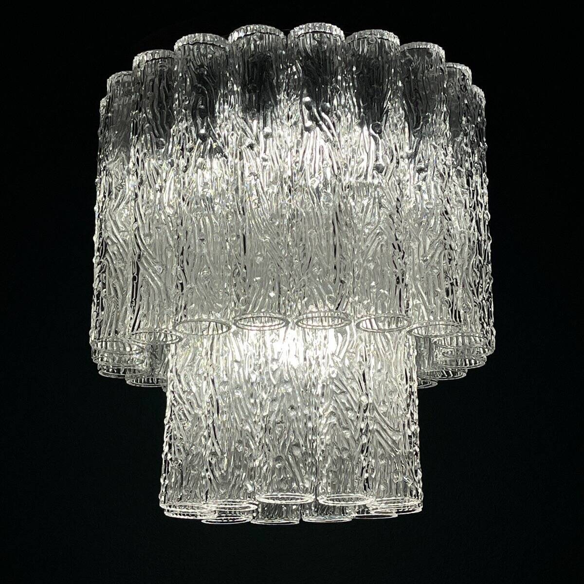 Murano glass chandelier by Venini, Italy, 1960s