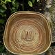 Large wicker and brass basket by Gabriella Crespi from the 1960s.