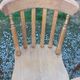 Set de 4 chaises et 1 fauteuil style montagne en chêne
