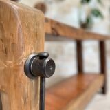 Solid wood carpenter's workbench