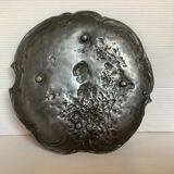 Empty pocket pewter art nouveau style