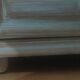 Small chest of drawers / tallboy in patinated solid wood – 5 drawers
