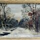Gabrielle - Oil on Canvas "Snowy Forest"