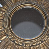 Golden sun mirror made in Italy 70