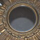 Golden sun mirror made in Italy 70