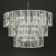 Vintage crystal chandelier, Italy, 1960s