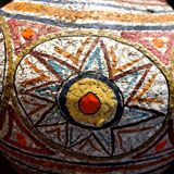 Large glazed ceramic vase from the 60s/70s, Italian design Mamma Ró Lucca.