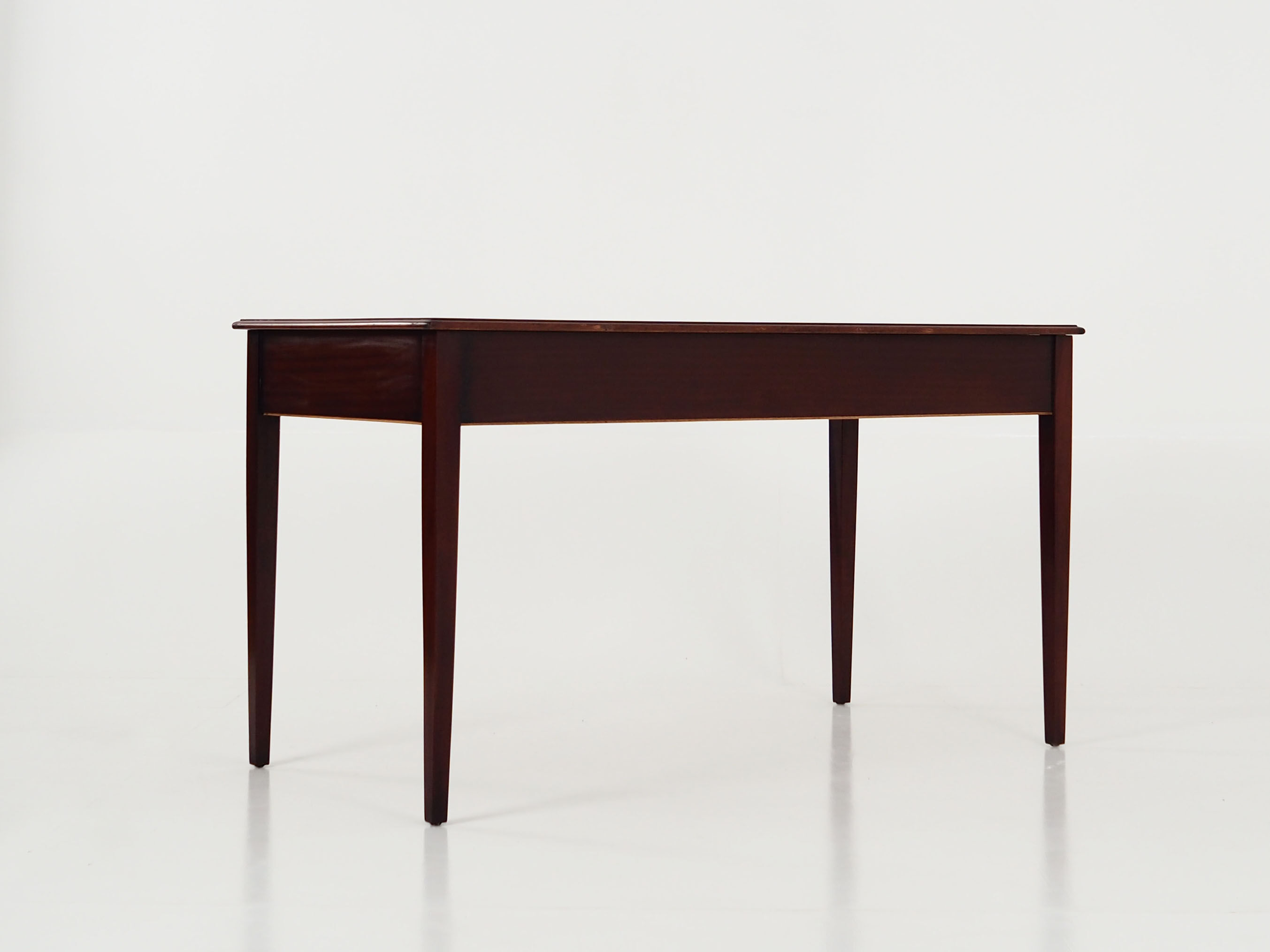 Mahogany desk scandinavian design of the 70s