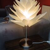 Lampe de salon fleur de lotus années 80