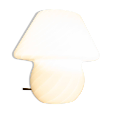 Set of 2 Mushroom Table Lamps by Venini for Mazzega, Italy, 1960s