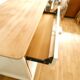 Buffet blanc et bois