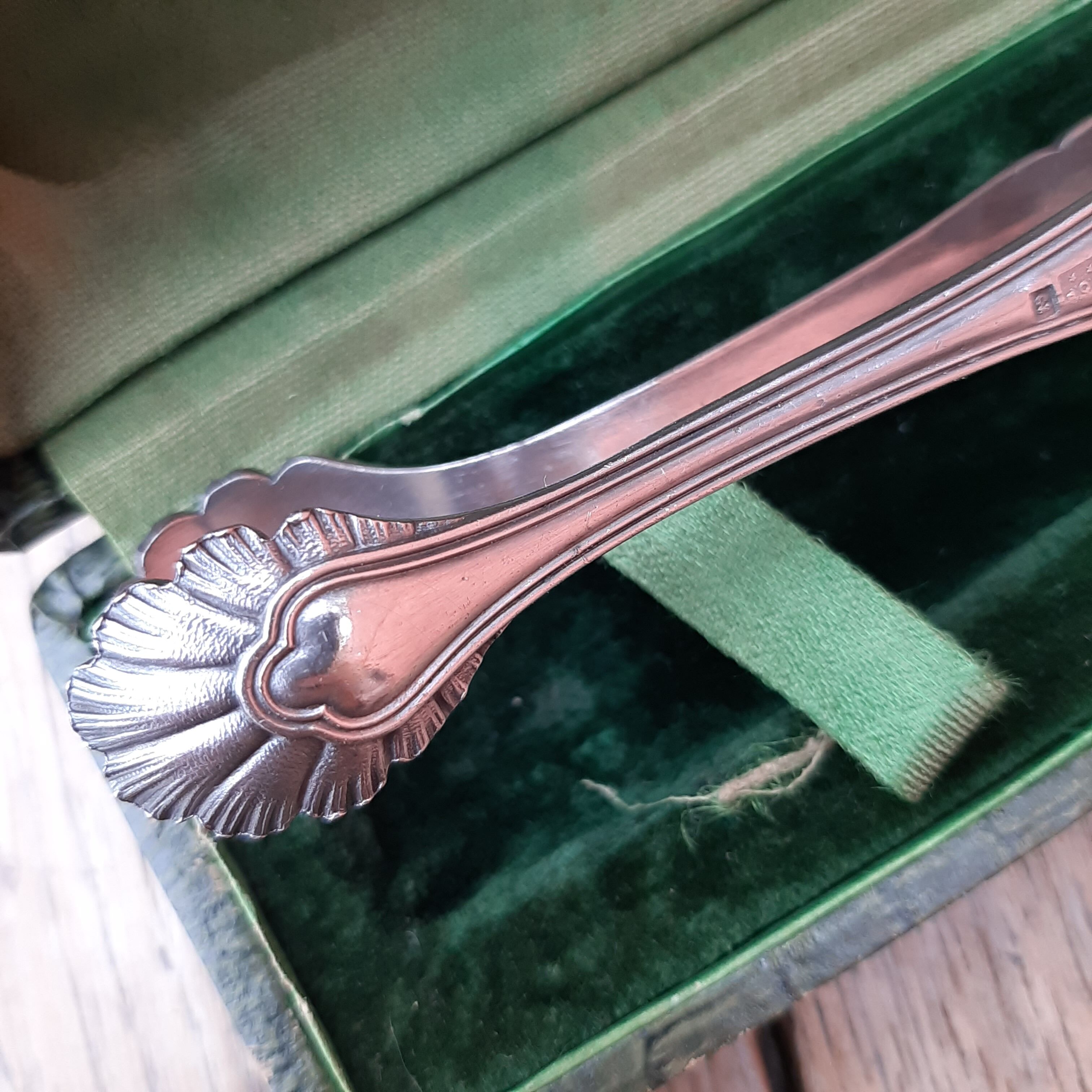 Pince à sucre plaqué argent