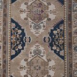 Vintage Turkish Oushak Rug Handwoven 91x156 cm