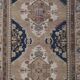 Vintage Turkish Oushak Rug Handwoven 91x156 cm