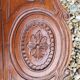 Carved wooden pediment from around 1800