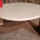 Travertine coffee table