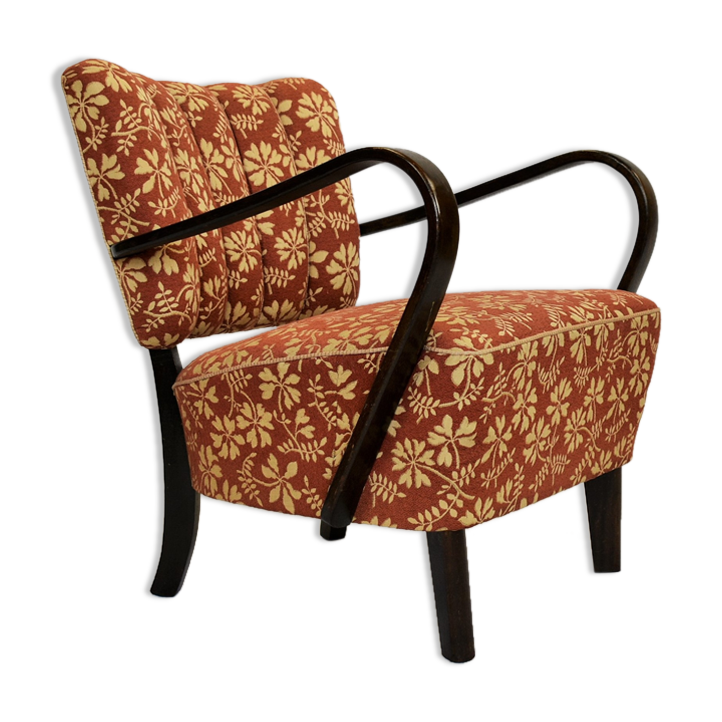 1950s J. Halabala Lounge Chair H-237