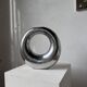 Round aluminium loop vase