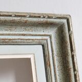 Old patinated frame
