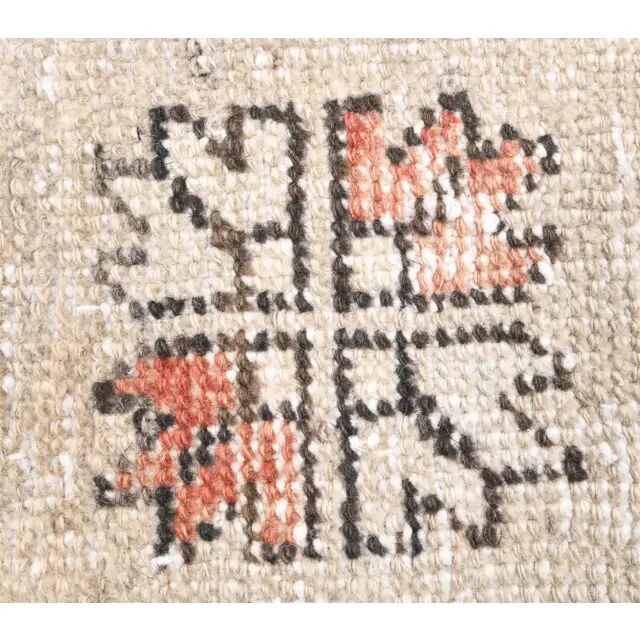 Turkish wool hand-knotted runner rug 103x305