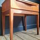 Vintage teak bedside table, Scandinavian design nightstand, accent furniture.