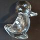 Crystal duck catchall signed – Cristal de Vannes