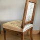 Low chair Louis XVI cherry pegged early nineteenth era
