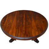 William IV rosewood centre table dining table