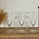 6 Vintage Twisted Flutes France