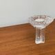 Olympics glass candle holder by Lars Hellsten for Orrefors, Sweden, 1984