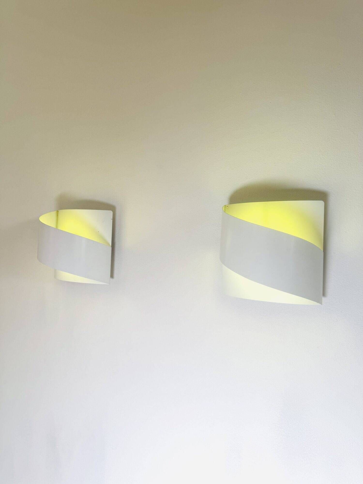 Model 8052 Curved Wall Lamps By Peter Celsing For Falkenbergs Belysning, Sweden 1960S