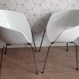 Series of 2 Sintesi chairs, Cantarutti design