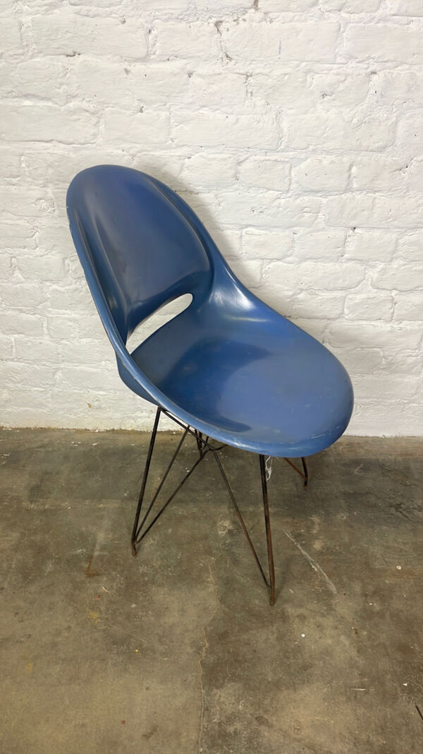 Chaise vintage en fibre de verre par Vertex 1959
