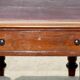 George III Antique Library Desk in Solid Mahogany 1780