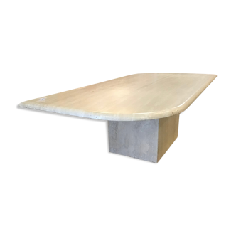 Travertine lounge table
